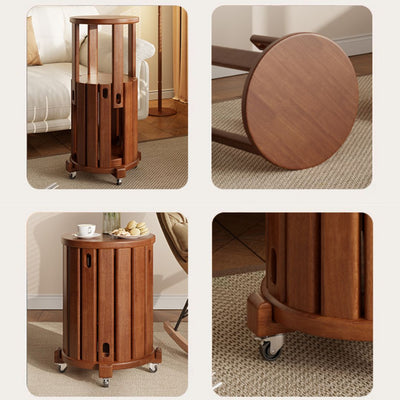 Sharman Wood Stool (Set of 4)