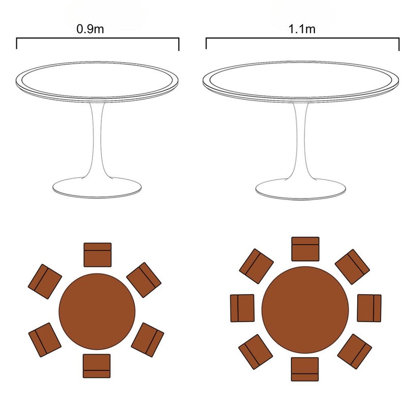 Tulip Round Dining Table