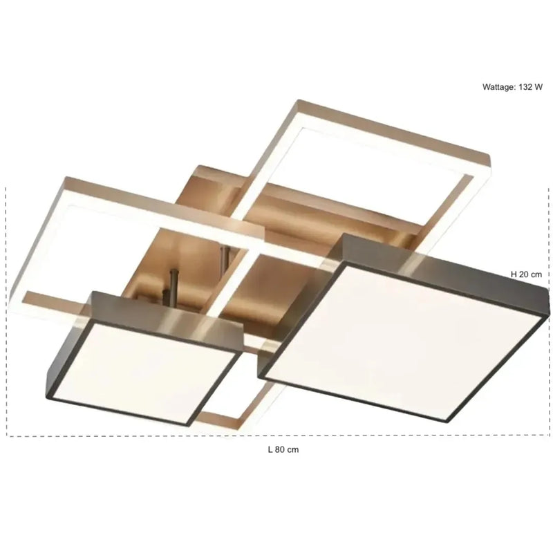 Yara Modern Square Ceiling Light