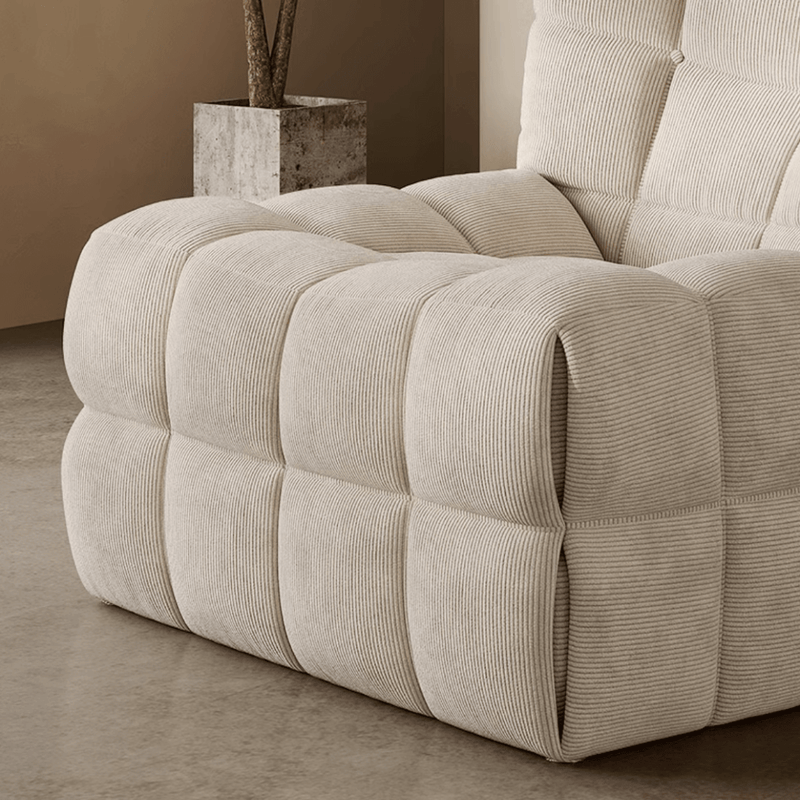 Ayden Fabric Armless Chair - Cozymatic Australia