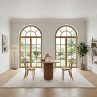 Marie Solid Wood Round Dining Table