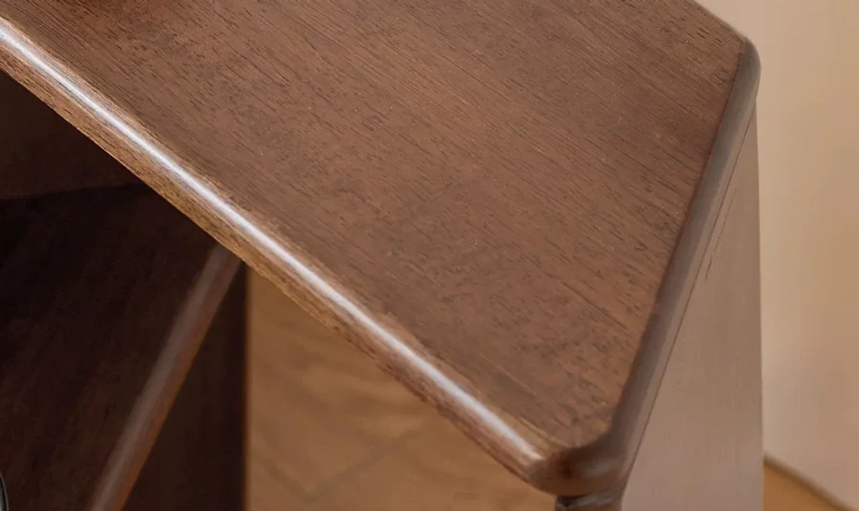 Orvyn Solid Wood Corner Shelf