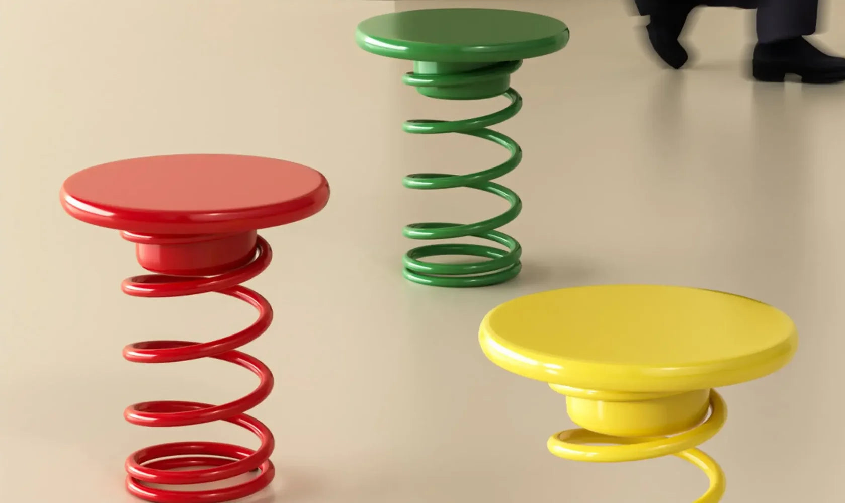 Halvera Spring Side Table Stool