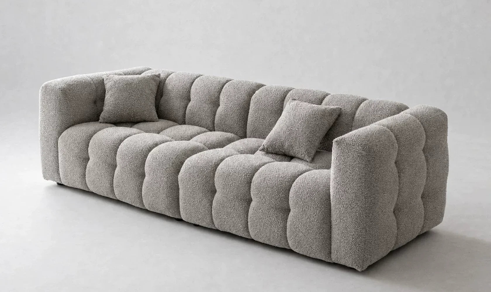 BOBO Modern Linen Sectional Sofa
