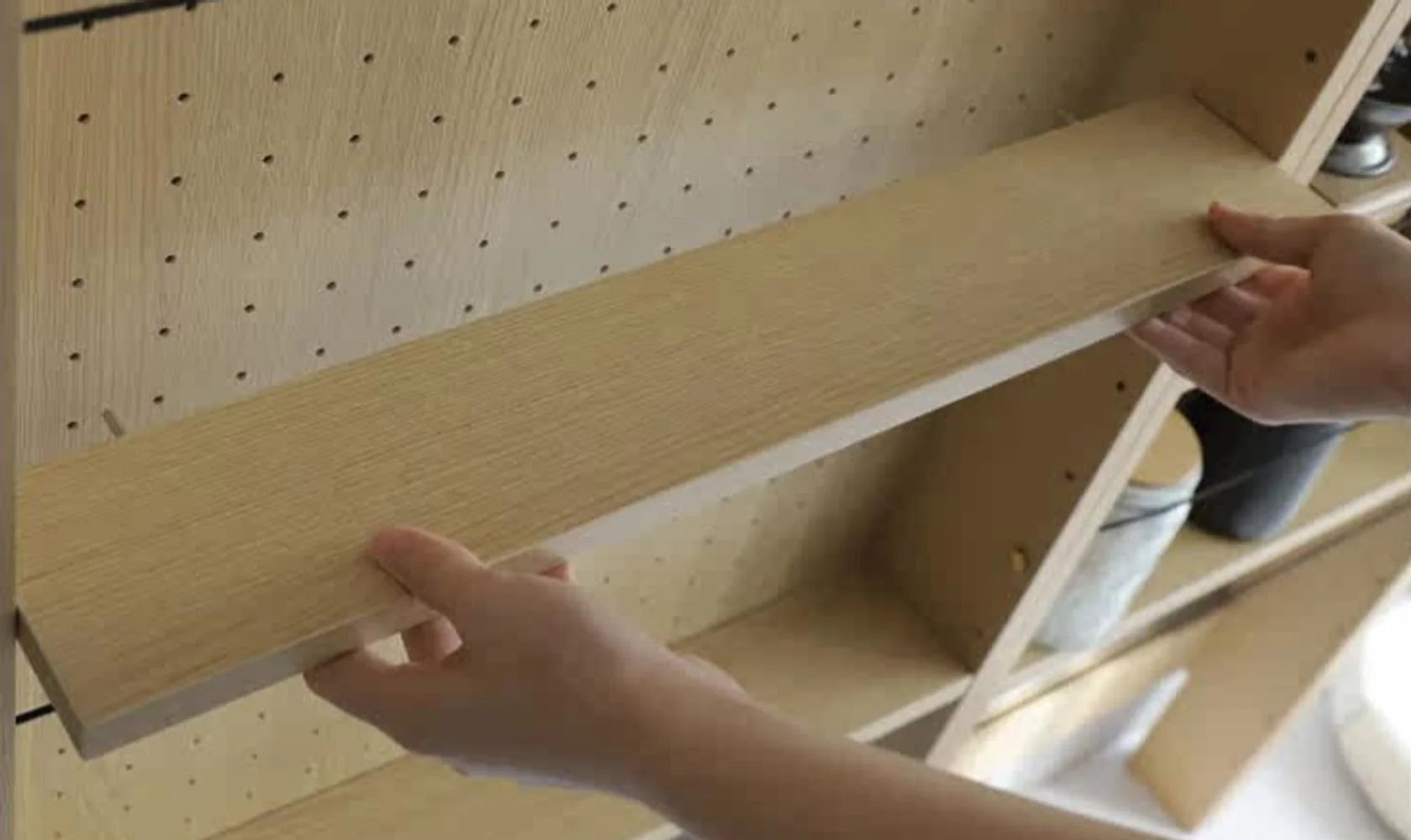 Stax Slim Wood Bookshelf Storage Rack