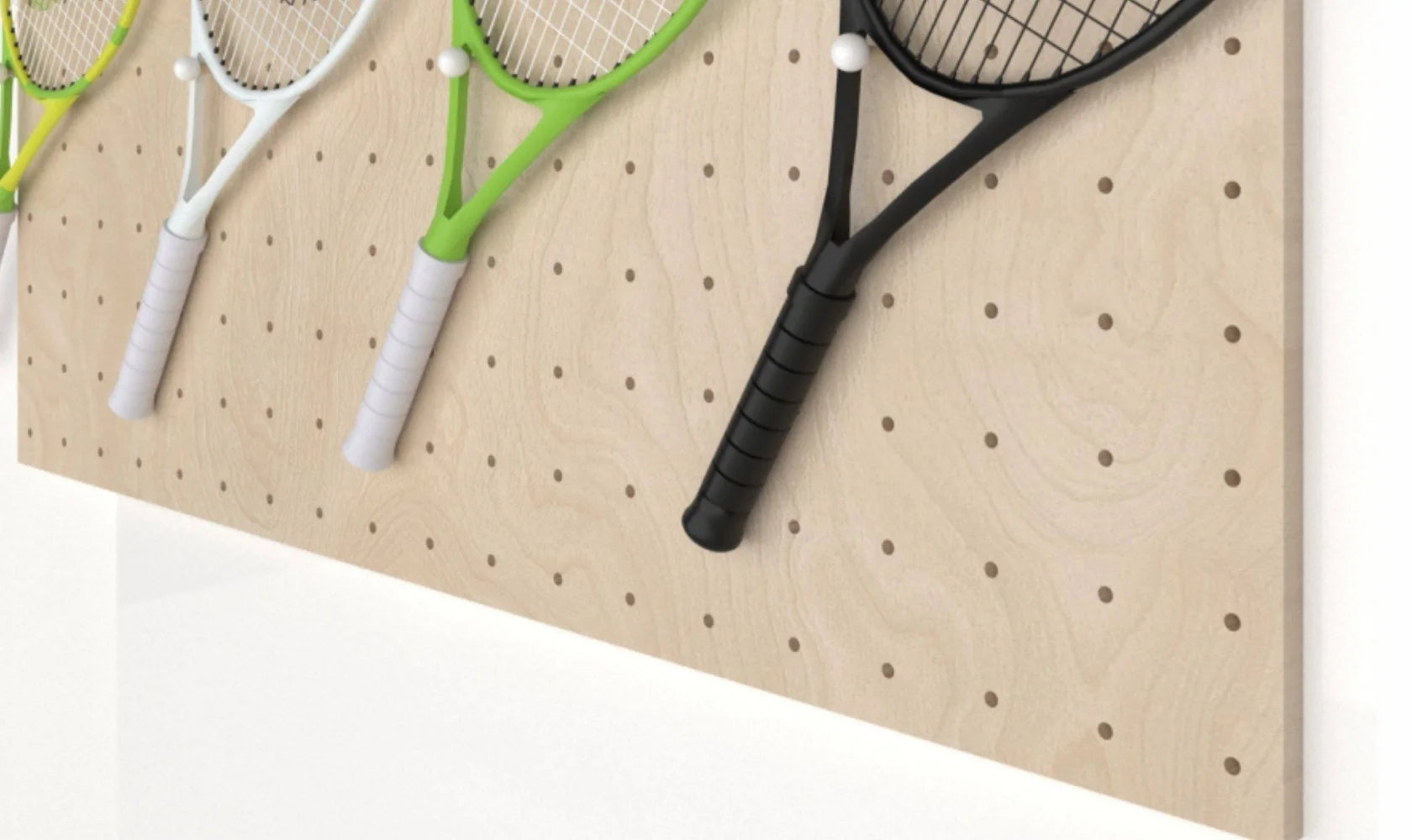 Stax Pegboard Tennis Racket Wall Rack