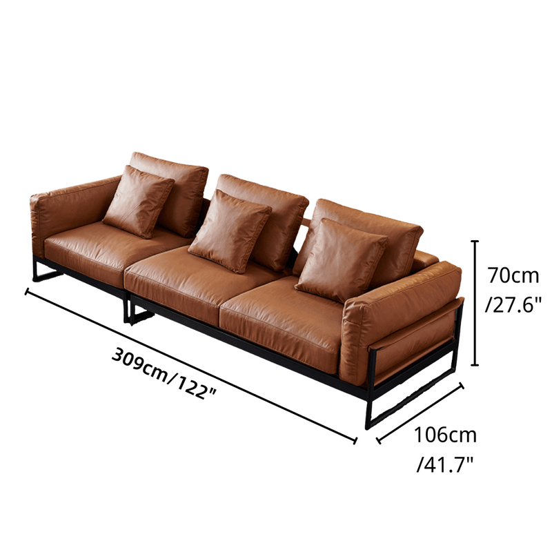 Ibiza Leather Sofa - Cozymatic Australia