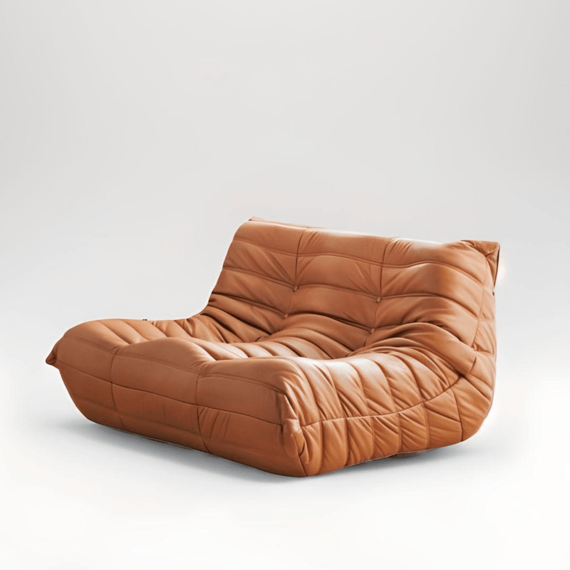 Kruska Designer Leather Sofa - Cozymatic Australia