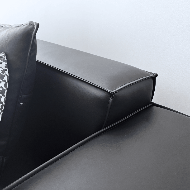 Perdue Faux Leather Sofa - Cozymatic Australia