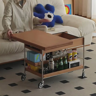 Hans Cherry Vintage Folding Coffee Table