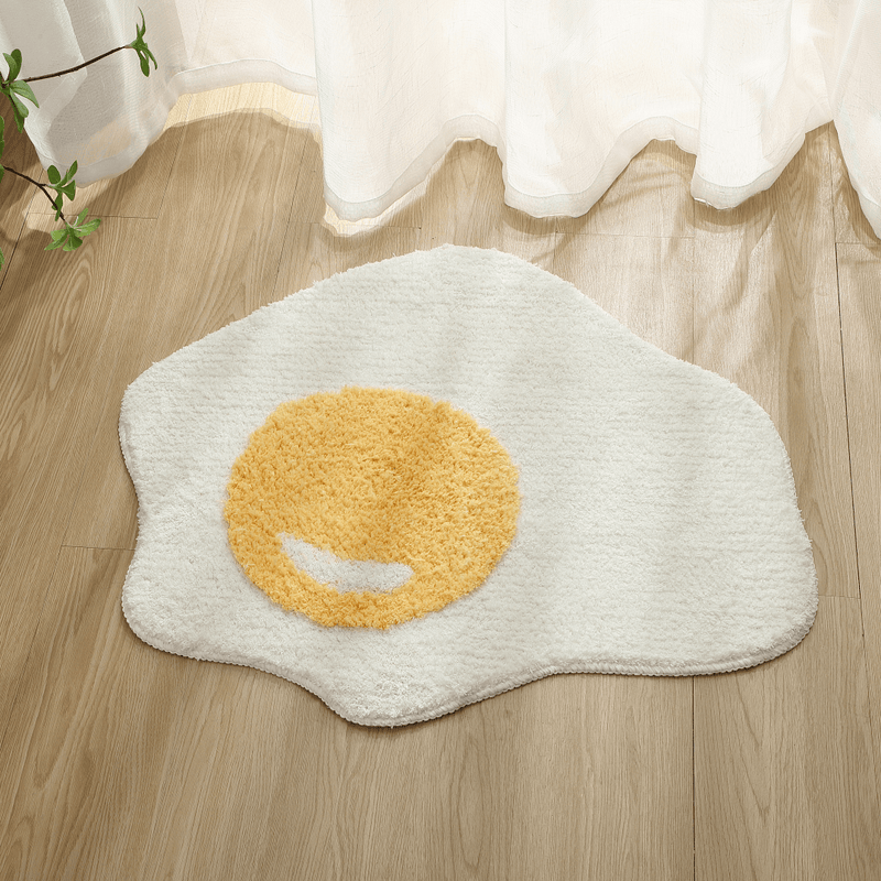 Sunny Side Up Egg Bathroom Rug - Cozymatic Australia
