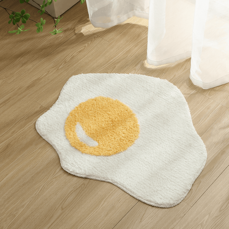 Sunny Side Up Egg Bathroom Rug - Cozymatic Australia