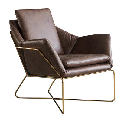 Hoboken Leather Armchair