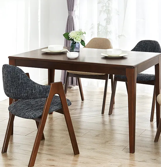 Poggibonsi Solid Wood Backrest Dining Chairs(Set of 2)
