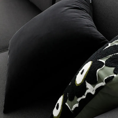 Grey Album Throw Pillow Cover & Insert