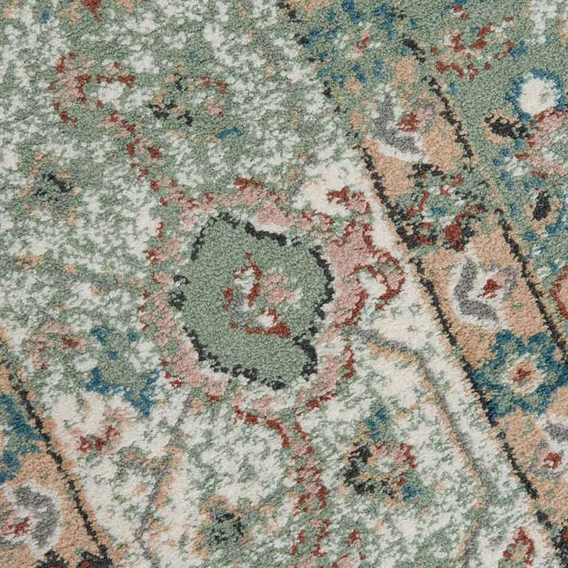Abdera Green Area Carpet