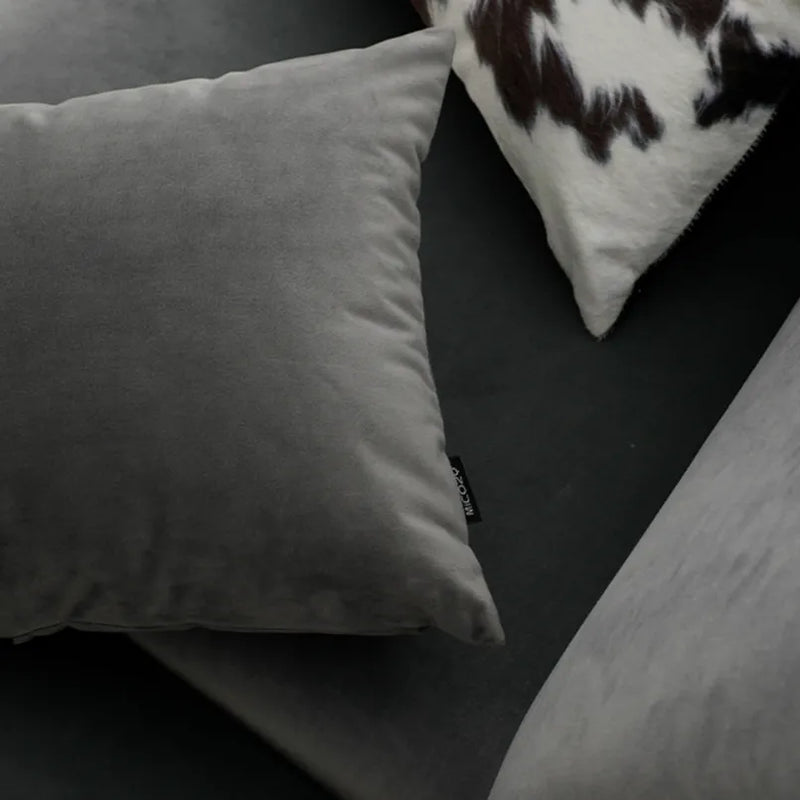 Grey Album Throw Pillow Cover & Insert