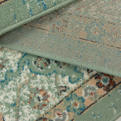 Abdera Green Area Carpet