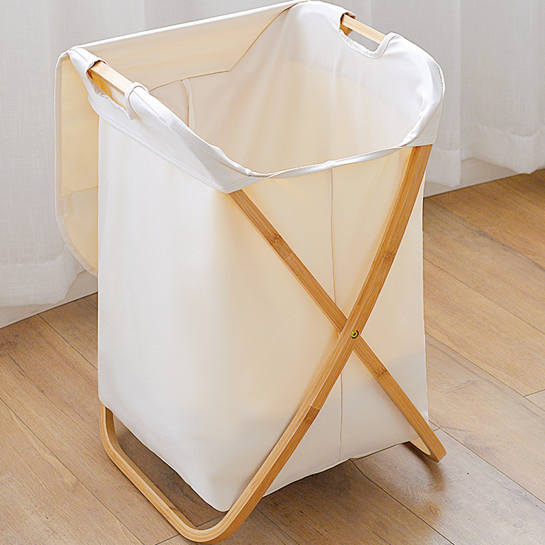 Mcghee Bamboo laundry Basket