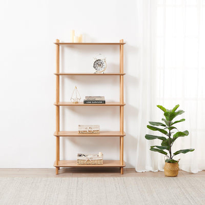 Anylia Wood Bookshelf - Cozymatic Australia