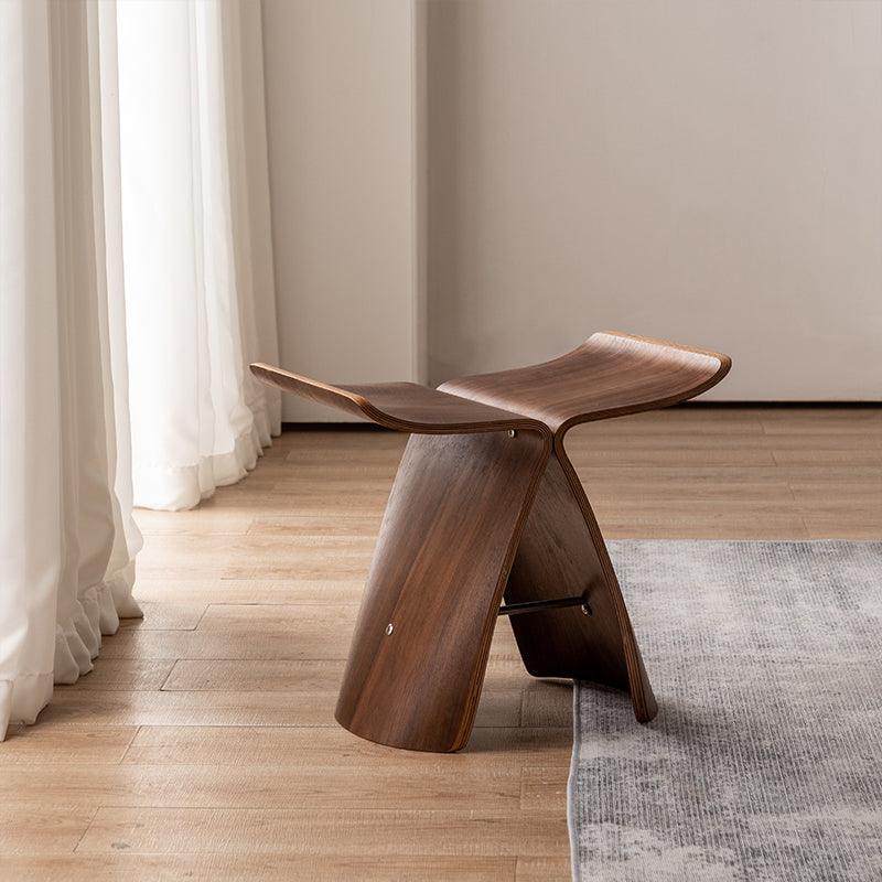 Bentwood Butterfly Accent Stool - Cozymatic Australia