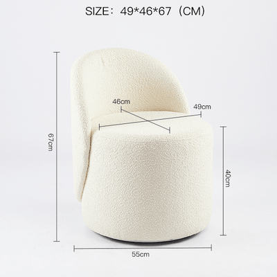 Charest Rotating Sofa Chair - Cozymatic Australia