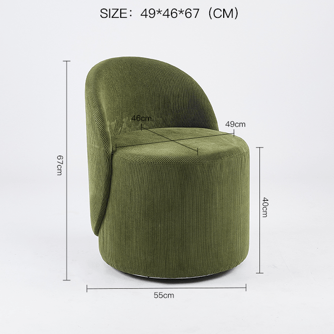 Charest Rotating Sofa Chair - Cozymatic Australia