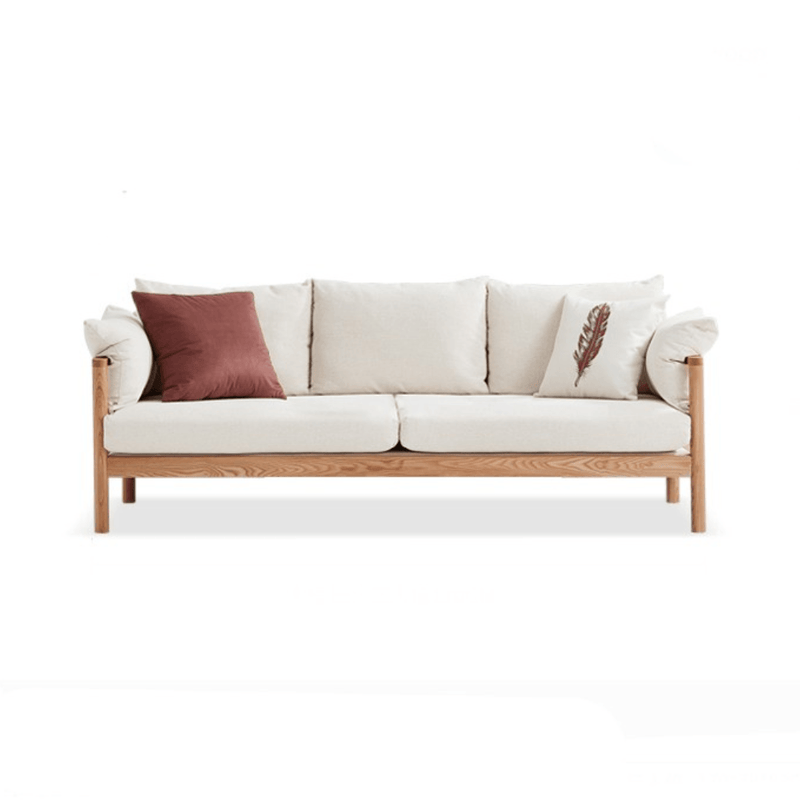 Devale Wood Frame Sofa - Cozymatic Australia