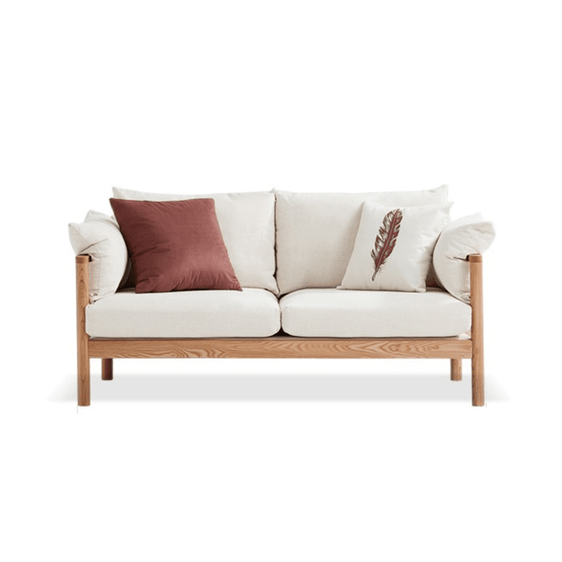 Devale Wood Frame Sofa - Cozymatic Australia