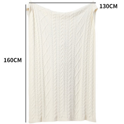 Madison Hemp Pattern Blanket
