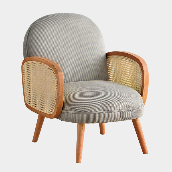 Minerva Rattan Arm Lounge Chair