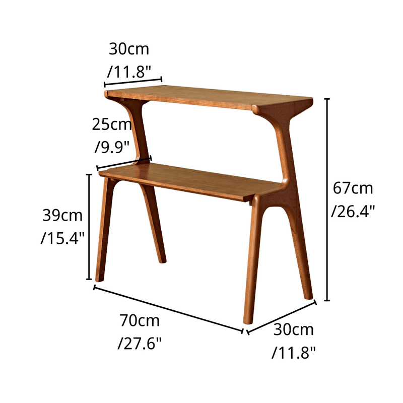 Fadzai Solid Wood Side Table - Cozymatic Australia