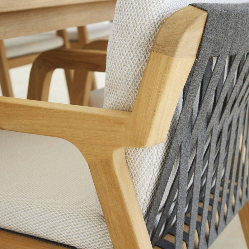 Hoff Rectangular Outdoor Dining Chair - Cozymatic Australia