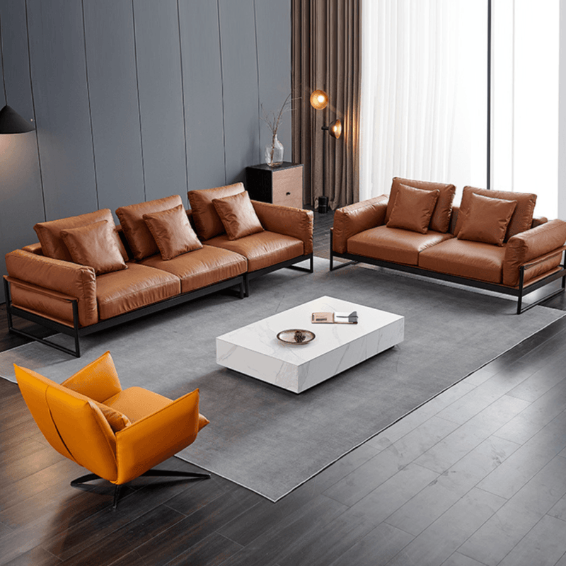 Ibiza Leather Sofa - Cozymatic Australia