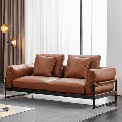 Ibiza Leather Sofa - Cozymatic Australia