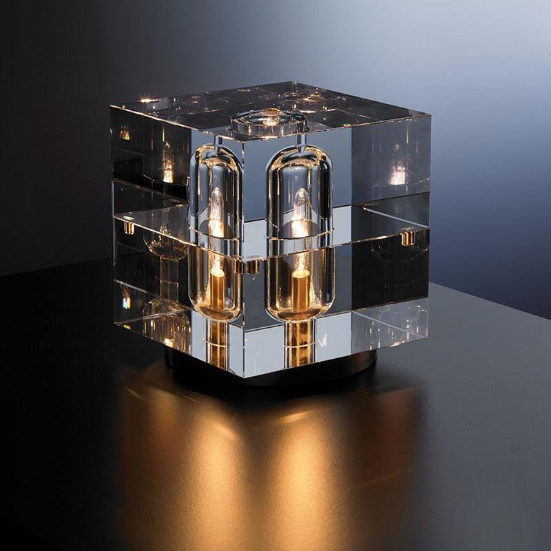Maryann Clear CrystalTable Lamp - Cozymatic Australia