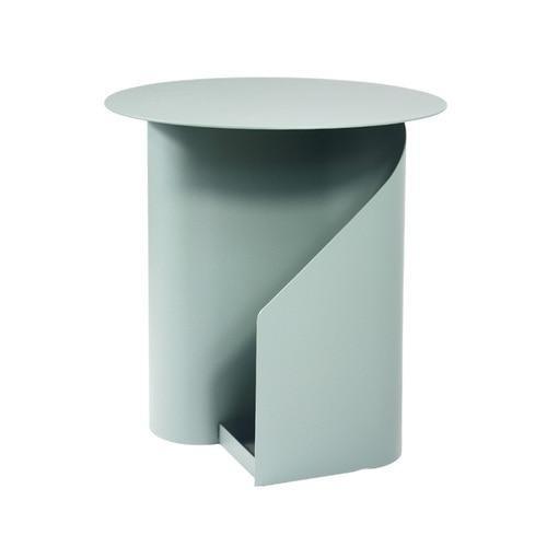 Metal Pedestal End Table with Storage - Cozymatic Australia