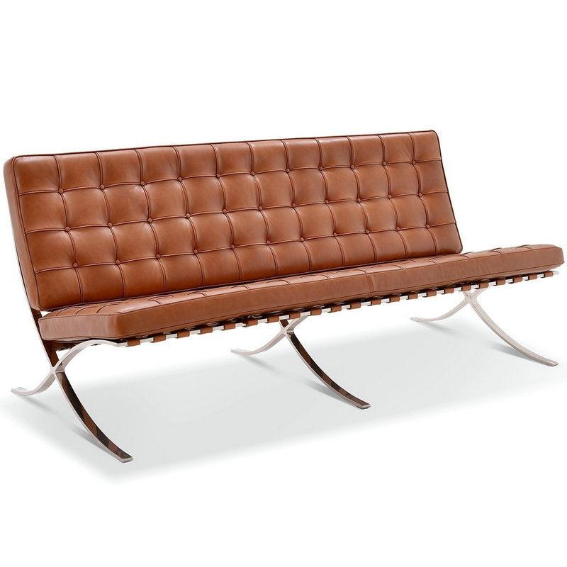 Peninsula leather Armless Settee - Cozymatic Australia