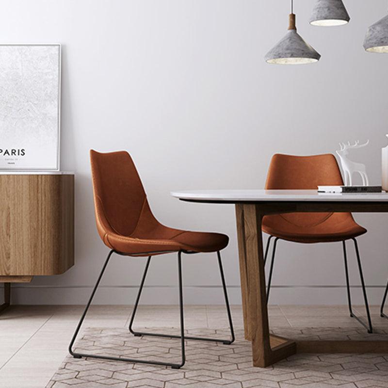 Pretor Faux Leather Dining Chair (set of 2) - Cozymatic Australia
