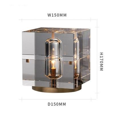 Maryann Clear CrystalTable Lamp