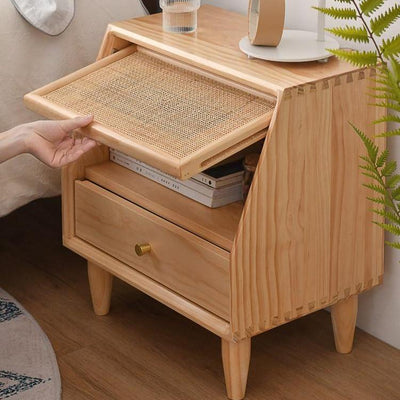 Winston Rattan Drawer Nightstand - Cozymatic Australia