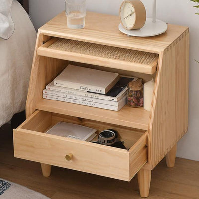 Winston Rattan Drawer Nightstand - Cozymatic Australia